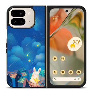 MOON BUNNY CUTE Google Pixel 9 Pro Fold Case Cover MOON BUNNY CUTE Google Pixel 9 Pro Fold Case Cover