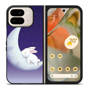 MOON BUNNY LOVELY Google Pixel 9 Pro Fold Case Cover MOON BUNNY LOVELY Google Pixel 9 Pro Fold Case Cover