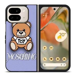 MOSCHINO TOY LOGO PURPLE Google Pixel 9 Pro Fold Case Cover