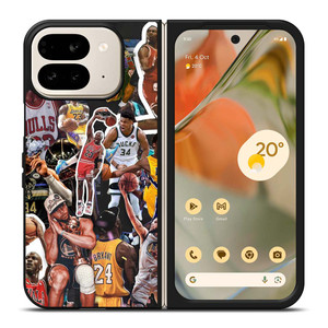 NBA BASKETBALL LEGENDS COLLAGE Google Pixel 9 Pro Fold Case Cover NBA BASKETBALL LEGENDS COLLAGE Google Pixel 9 Pro Fold Case Cover