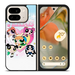 NEW JEANS KPOP X POWERPUFF GIRLS Google Pixel 9 Pro Fold Case Cover NEW JEANS KPOP X POWERPUFF GIRLS Google Pixel 9 Pro Fold Case Cover