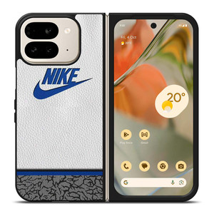 NIKE AIR JORDAN LEATHER BLUE Google Pixel 9 Pro Fold Case Cover
