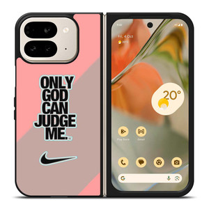 NIKE AIR JORDAN ONLY GOD CAN JUDGE ME PINK Google Pixel 9 Pro Fold Case Cover NIKE AIR JORDAN ONLY GOD CAN JUDGE ME PINK Google Pixel 9 Pro Fold Case Cover