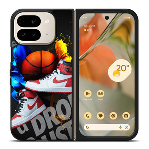 NIKE AIR JORDAN SPLASHED SNEAKERS Google Pixel 9 Pro Fold Case Cover NIKE AIR JORDAN SPLASHED SNEAKERS Google Pixel 9 Pro Fold Case Cover