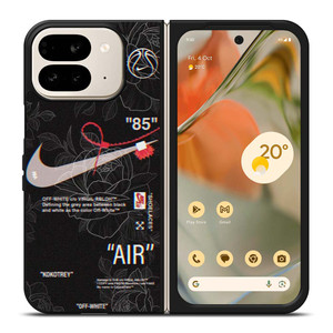 NIKE OFF WHITE FLORAL LOGO Google Pixel 9 Pro Fold Case Cover NIKE OFF WHITE FLORAL LOGO Google Pixel 9 Pro Fold Case Cover