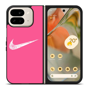 NIKE PINK BROKEN LOGO Google Pixel 9 Pro Fold Case Cover NIKE PINK BROKEN LOGO Google Pixel 9 Pro Fold Case Cover