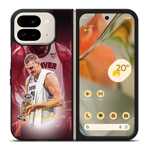 NIKOLA JOKIC DENVER NUGGETS CHAMPIONS Google Pixel 9 Pro Fold Case Cover NIKOLA JOKIC DENVER NUGGETS CHAMPIONS Google Pixel 9 Pro Fold Case Cover