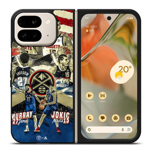 NIKOLA JOKIC X JAMAL MURRAY DENVER NUGGETS Google Pixel 9 Pro Fold Case Cover NIKOLA JOKIC X JAMAL MURRAY DENVER NUGGETS Google Pixel 9 Pro Fold Case Cover