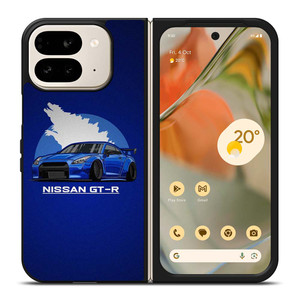 NISSAN GTR CODZILLA CARTOON Google Pixel 9 Pro Fold Case Cover NISSAN GTR CODZILLA CARTOON Google Pixel 9 Pro Fold Case Cover