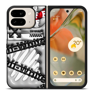 OFF WHITE 3D ART Google Pixel 9 Pro Fold Case Cover OFF WHITE 3D ART Google Pixel 9 Pro Fold Case Cover