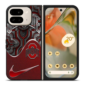 OHIO STATE BUCKEYES METAL EMBLEM Google Pixel 9 Pro Fold Case Cover OHIO STATE BUCKEYES METAL EMBLEM Google Pixel 9 Pro Fold Case Cover