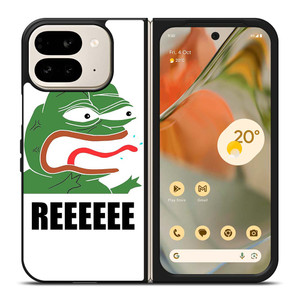 PEPE THE FROG REEEE CARTOON Google Pixel 9 Pro Fold Case Cover PEPE THE FROG REEEE CARTOON Google Pixel 9 Pro Fold Case Cover
