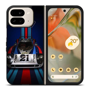 PORSCHE 917 MARTINI RACING Google Pixel 9 Pro Fold Case Cover PORSCHE 917 MARTINI RACING Google Pixel 9 Pro Fold Case Cover