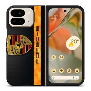 PORSCHE CARBON LIST LOGO Google Pixel 9 Pro Fold Case Cover PORSCHE CARBON LIST LOGO Google Pixel 9 Pro Fold Case Cover