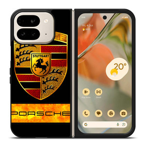 PORSCHE GOLD EMBLEM Google Pixel 9 Pro Fold Case Cover PORSCHE GOLD EMBLEM Google Pixel 9 Pro Fold Case Cover
