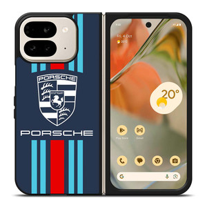 PORSCHE MARTINI RACING LOGO Google Pixel 9 Pro Fold Case Cover PORSCHE MARTINI RACING LOGO Google Pixel 9 Pro Fold Case Cover