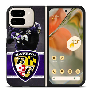 RAY LEWIS BALTIMORE RAVENS LOGO Google Pixel 9 Pro Fold Case Cover