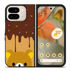 RILAKKUMA BEAR CUTE Google Pixel 9 Pro Fold Case Cover