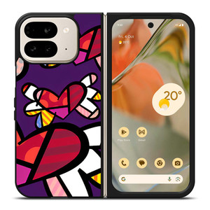 ROMERO BRITTO LOVE BUTTERFLY Google Pixel 9 Pro Fold Case Cover ROMERO BRITTO LOVE BUTTERFLY Google Pixel 9 Pro Fold Case Cover
