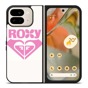 ROXY WHITE LOGO Google Pixel 9 Pro Fold Case Cover ROXY WHITE LOGO Google Pixel 9 Pro Fold Case Cover
