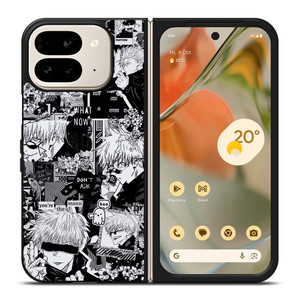 SATORU GOJO JUJUTSU KAISEN MANGA Google Pixel 9 Pro Fold Case Cover SATORU GOJO JUJUTSU KAISEN MANGA Google Pixel 9 Pro Fold Case Cover