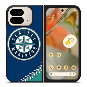 SEATTLE MARINERS BASEBALL LOGO Google Pixel 9 Pro Fold Case Cover