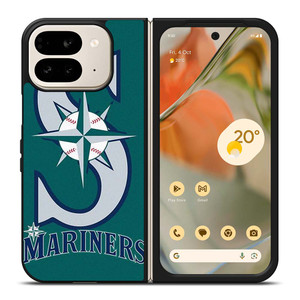 SEATTLE MARINERS BASEBALL TEAM LOGO Google Pixel 9 Pro Fold Case Cover SEATTLE MARINERS BASEBALL TEAM LOGO Google Pixel 9 Pro Fold Case Cover