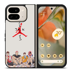 SLAM DUNK AIR JORDAN CACTUS JACK Google Pixel 9 Pro Fold Case Cover SLAM DUNK AIR JORDAN CACTUS JACK Google Pixel 9 Pro Fold Case Cover