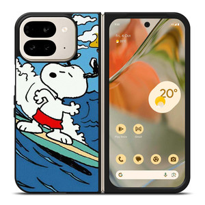 SNOOPY THE PEANUTS SURFING CARTOON Google Pixel 9 Pro Fold Case Cover SNOOPY THE PEANUTS SURFING CARTOON Google Pixel 9 Pro Fold Case Cover