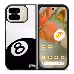 STUSSY 8 BALL BLACK Google Pixel 9 Pro Fold Case Cover STUSSY 8 BALL BLACK Google Pixel 9 Pro Fold Case Cover