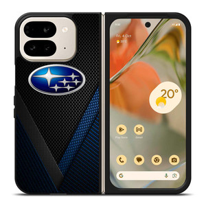 SUBARU BLUE CARBON EMBLEM Google Pixel 9 Pro Fold Case Cover SUBARU BLUE CARBON EMBLEM Google Pixel 9 Pro Fold Case Cover