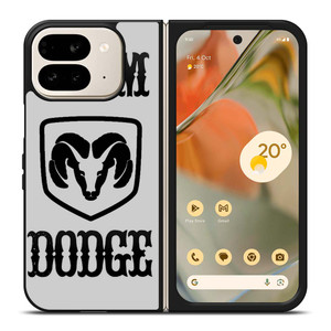 TEAM DODGE CAR LOGO Google Pixel 9 Pro Fold Case Cover TEAM DODGE CAR LOGO Google Pixel 9 Pro Fold Case Cover