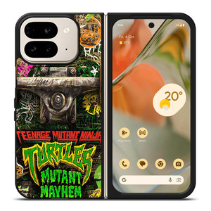 TEENAGE MUTANT NINJA TURTLES MAYHEM SKATEBOARD Google Pixel 9 Pro Fold Case Cover