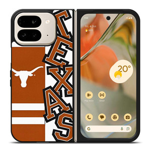 TEXAS LONGHORNS SYMBOL Google Pixel 9 Pro Fold Case Cover TEXAS LONGHORNS SYMBOL Google Pixel 9 Pro Fold Case Cover