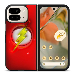 THE FLASH EMBLEM STYLE LOGO Google Pixel 9 Pro Fold Case Cover THE FLASH EMBLEM STYLE LOGO Google Pixel 9 Pro Fold Case Cover