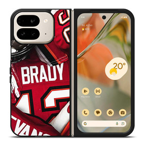 TOM BRADY TAMPA BAY BUCCANEERS KIT Google Pixel 9 Pro Fold Case Cover TOM BRADY TAMPA BAY BUCCANEERS KIT Google Pixel 9 Pro Fold Case Cover