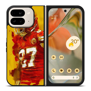 TRAVIS KELCE KANSAS CITY CHIEFS ART Google Pixel 9 Pro Fold Case Cover TRAVIS KELCE KANSAS CITY CHIEFS ART Google Pixel 9 Pro Fold Case Cover