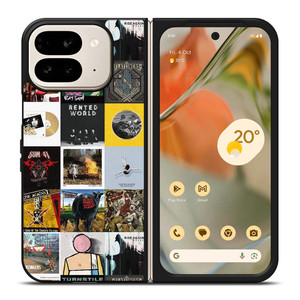 TURNSTILE PUNK BAND COLLAGE Google Pixel 9 Pro Fold Case Cover TURNSTILE PUNK BAND COLLAGE Google Pixel 9 Pro Fold Case Cover