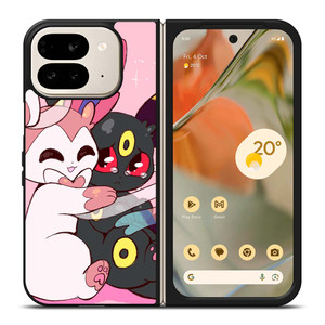 UMBREON AND SYLVEON POKEMON Google Pixel 9 Pro Fold Case Cover UMBREON AND SYLVEON POKEMON Google Pixel 9 Pro Fold Case Cover