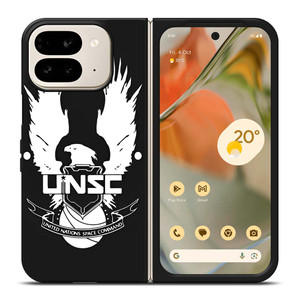 UNITED NATIONS SPACE COMMAND LOGO Google Pixel 9 Pro Fold Case Cover UNITED NATIONS SPACE COMMAND LOGO Google Pixel 9 Pro Fold Case Cover