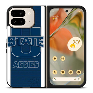 UTAH STATE AGGIES CARBON LOGO Google Pixel 9 Pro Fold Case Cover