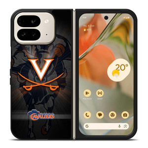 VIRGINIA CAVALIERS METAL ICON Google Pixel 9 Pro Fold Case Cover VIRGINIA CAVALIERS METAL ICON Google Pixel 9 Pro Fold Case Cover