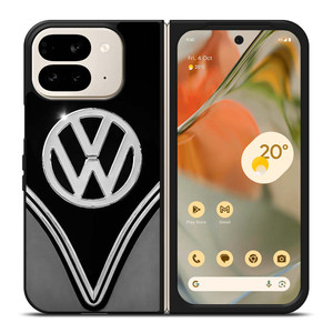 VW VOLKSWAGEN BLACK CHROME EMBLEM Google Pixel 9 Pro Fold Case Cover VW VOLKSWAGEN BLACK CHROME EMBLEM Google Pixel 9 Pro Fold Case Cover
