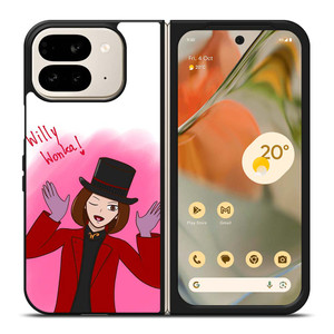 WILLY WONKA TIKTOK GUY ART Google Pixel 9 Pro Fold Case Cover