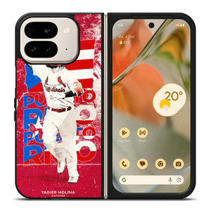 YADIER MOLINA SAINT LOUIS CARDINALS MLB Google Pixel 9 Pro Fold Case Cover YADIER MOLINA SAINT LOUIS CARDINALS MLB Google Pixel 9 Pro Fold Case Cover