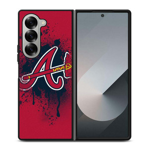 ATLANTA BRAVES BRUSHED SYMBOL Samsung Galaxy Z Fold 6 Case Cover