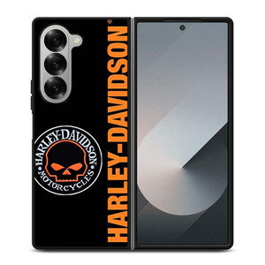 HARLEY DAVIDSON SKULL BADGE Samsung Galaxy Z Fold 6 Case Cover HARLEY DAVIDSON SKULL BADGE Samsung Galaxy Z Fold 6 Case Cover