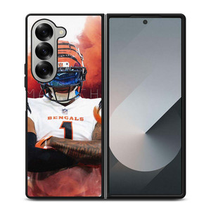 JA'MARR CHASE CINCINNATI BENGALS FOOTBALL Samsung Galaxy Z Fold 6 Case Cover JA'MARR CHASE CINCINNATI BENGALS FOOTBALL Samsung Galaxy Z Fold 6 Case Cover