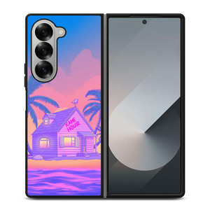 KAME HOUSE DRAGON BALL ILLUSTRATION Samsung Galaxy Z Fold 6 Case Cover KAME HOUSE DRAGON BALL ILLUSTRATION Samsung Galaxy Z Fold 6 Case Cover
