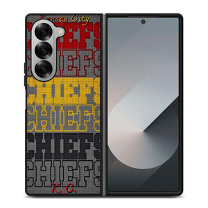 KANSAS CITY CHIEFS METAL SYMBOL Samsung Galaxy Z Fold 6 Case Cover KANSAS CITY CHIEFS METAL SYMBOL Samsung Galaxy Z Fold 6 Case Cover
